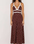 MINK PINK - Cedar Spot Cross Back Dress