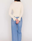 MINK PINK - Miracle Ruffled Cardigan - Ecru