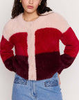 MINK PINK - Elodie Cardigan - Pink/Red Stripe