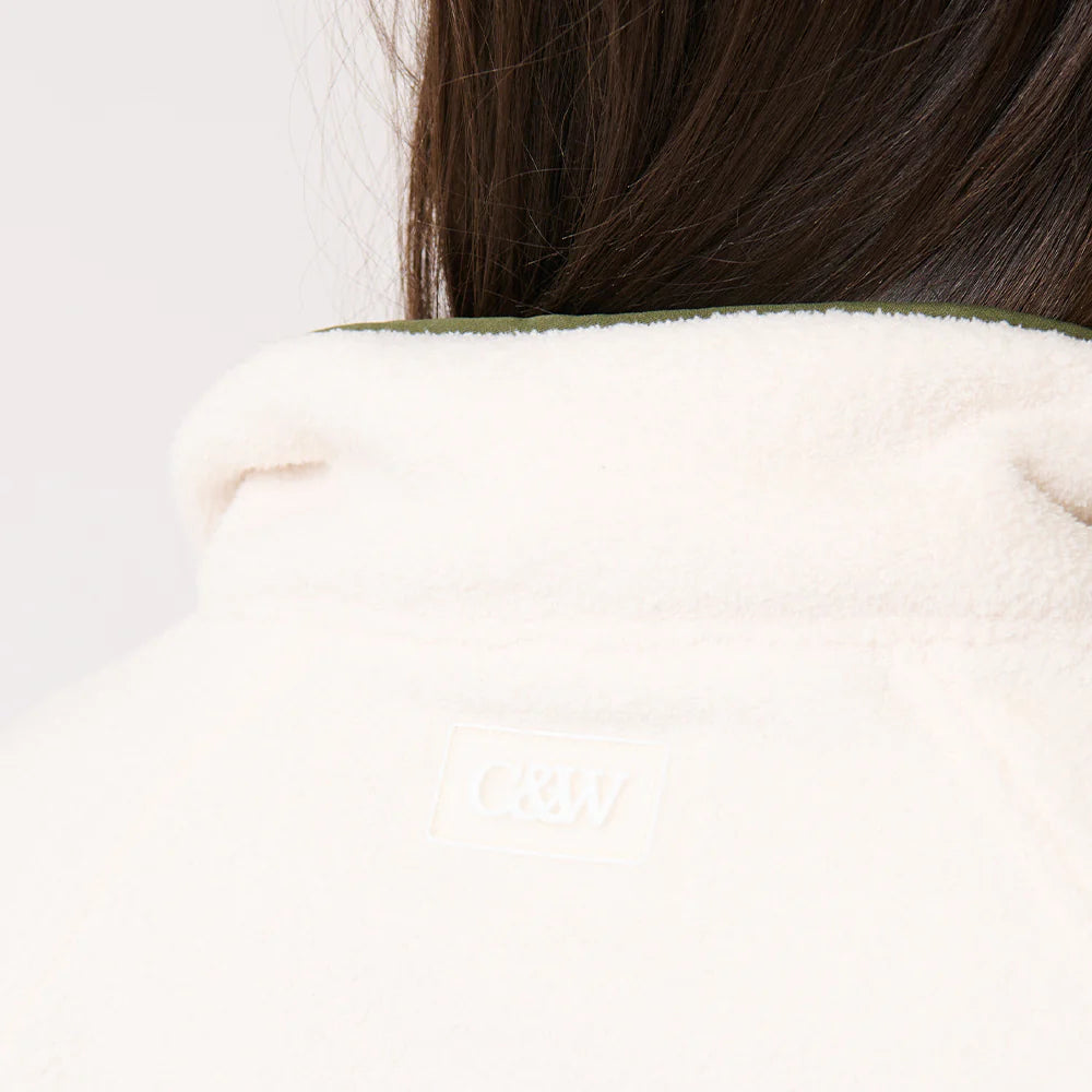 CARTEL AND WILLOW- Mattie Pullover.  Cream/Khaki