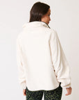 CARTEL AND WILLOW- Mattie Pullover. Cream/Khaki