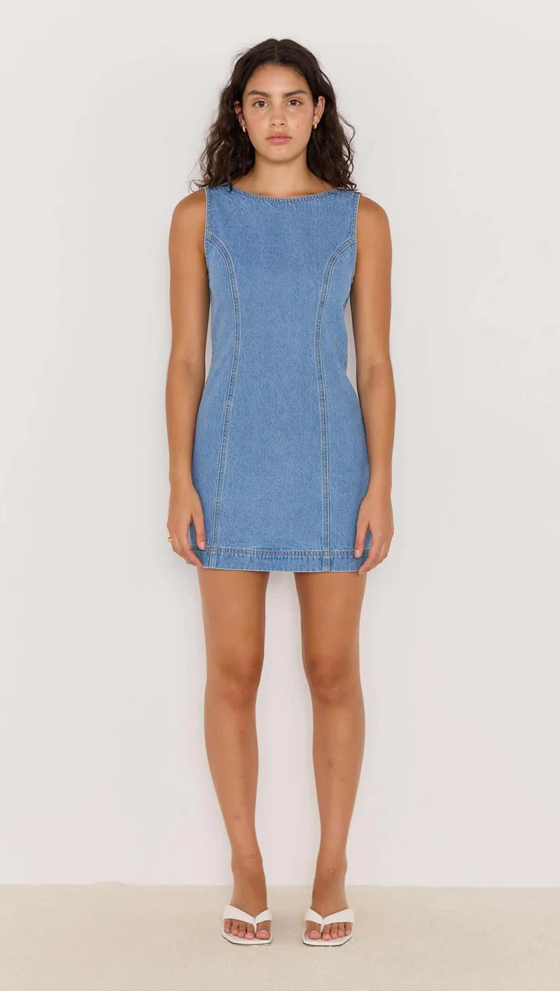 MINK PINK - Miles Denim Mini Dress