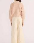MINK PINK MYLES KNIT JUMPER - BLUSH PINK