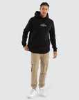 NENA AND PASADENA - Spine Dual Curved Hoodie Jet Black