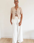 SILENT THEORY - Nina Crochet Top