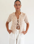 SILENT THEORY - Nina Crochet Top