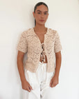 SILENT THEORY - Nina Crochet Top