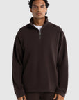 ORTC - Aidan Quarter Zip - Carob