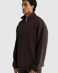 ORTC - Aidan Quarter Zip - Carob