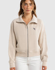 ORTC - Ava Monogram Collared Jacket - Bone