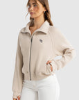 ORTC - Ava Monogram Collared Jacket - Bone