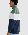 ORTC - Classic Logo Quarter Zip - Olive and Navy