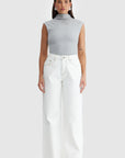 ORTC - Liv High Neck Rib Top - Grey Male