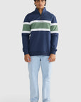 ORTC - Triple Panel Quarter Zip - Navy and Olive