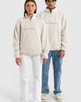 ORTC - Unisex Sherpa Fleece Quarter Zip Natural