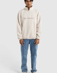ORTC - Unisex Sherpa Fleece Quarter Zip Natural