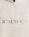 ORTC - Unisex Sherpa Fleece Quarter Zip Natural