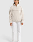 ORTC - Unisex Sherpa Fleece Quarter Zip Natural