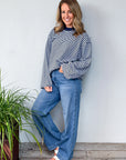 ALL ABOUT EVE - Paloma LS Stripe Tee - Nautical