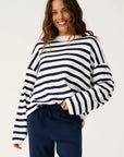 CARTEL & WILLOW - Rae Knit - Navy Stripe