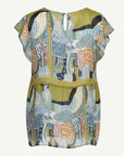CORFU- Metropolis Soft Print Blouse