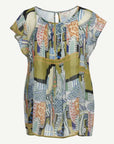 CORFU- Metropolis Soft Print Blouse