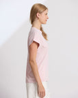 STELLA AND GEMMA - Cuff Tee. Pink Tulle