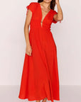 MINK PINK - Scarlett V-Neck with Bead Detail Scarlett Midi Dress
