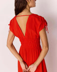MINK PINK - Scarlett V-Neck with Bead Detail Scarlett Midi Dress
