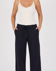 ONE TEN WILLOW - Cuff Detail Pant - Blue Graphite