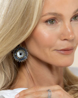 WE THE CARTEL - Francesca Beaded Earrings - Black