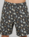 MAD HUEYS - Croc Captain 18th Swim Volley Short - Vintage Black