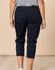 THREADZ - Santorini Cotton Pant - Navy