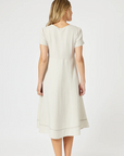 GORDON SMITH - Lino Le Marais Dress - Natural