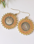 WE THE CARTEL - Francesca Beaded Earrings - Blush