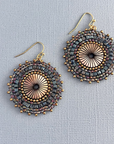 WE THE CARTEL - Francesca Beaded Earrings - Blue