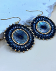 WE THE CARTEL - Francesca Beaded Earrings - Black