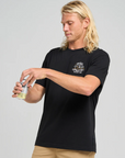 MAD HUEYS - Kraken Port Hole SS Tee - Black