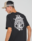 MAD HUEYS - Triple Anchor SS Tee - Black