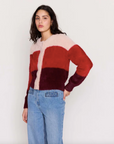 MINK PINK - Elodie Cardigan - Pink/Red Stripe
