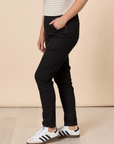 THREADZ- Chicago Slim Leg Jean - Black