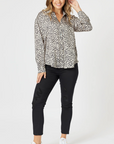 THREADZ- Pull On Ripped Jeans - Black
