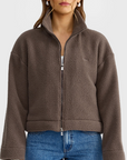 SOLENE Sherpa Jacket Espresso
