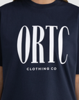ORTC Spencer Logo Oversized T Shirt Navy