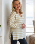 Threadz Jackie Stripe Knit - Natural