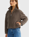 SOLENE Sherpa Jacket Espresso