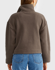SOLENE Sherpa Jacket Espresso