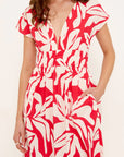 STAPLE THE LABEL - Serata Shirred Midi Dress