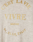 THREADZ- Cest La Vie Knit. Natural. THRE-44920