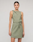 STAPLE THE LABEL - Amira Twist Mini Dress.  Sage